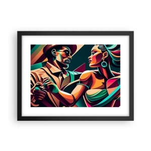 Poster in black frame - In a Heartbeat - 40x30 cm