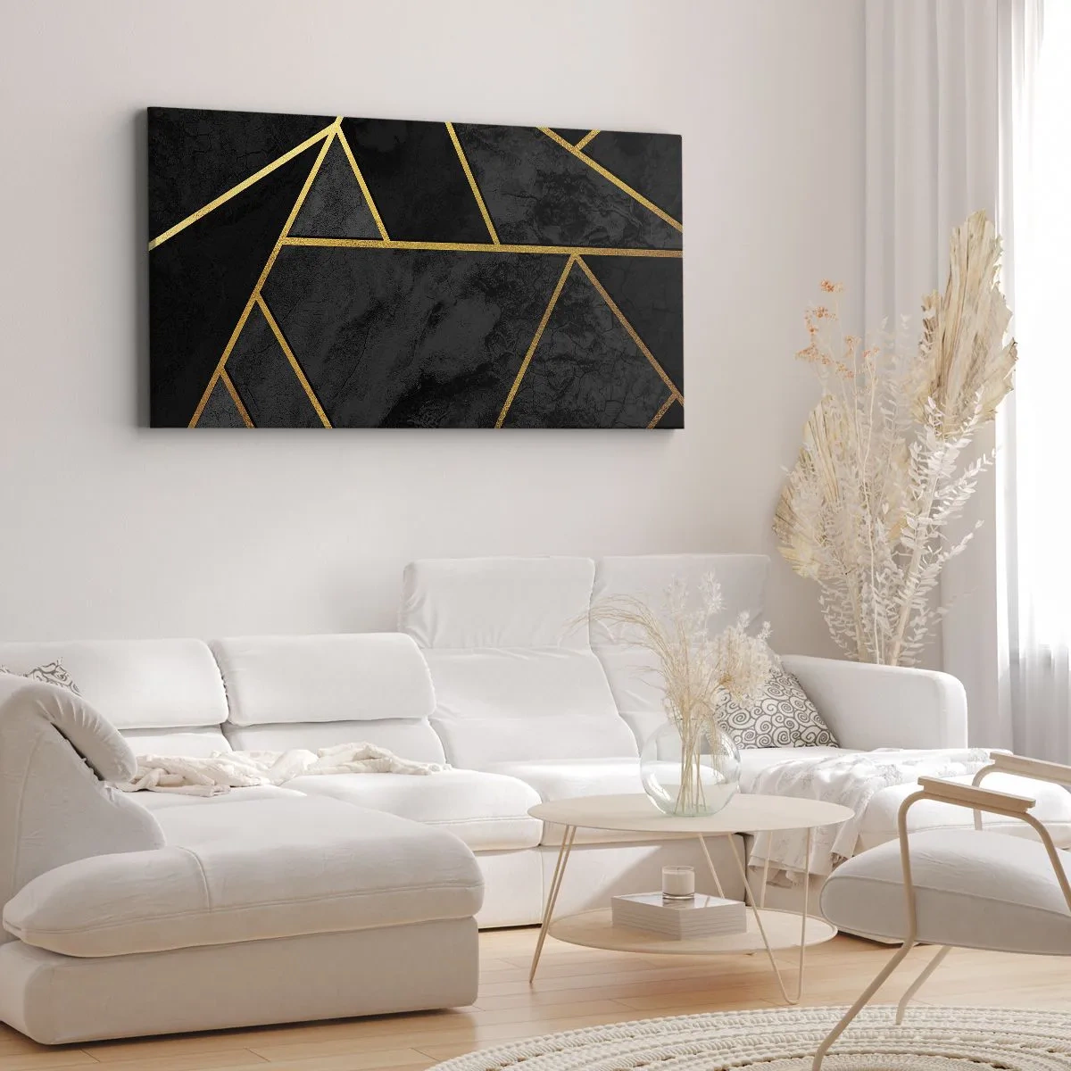 Canvas picture - Darkness and Brighness - 140x50 cm