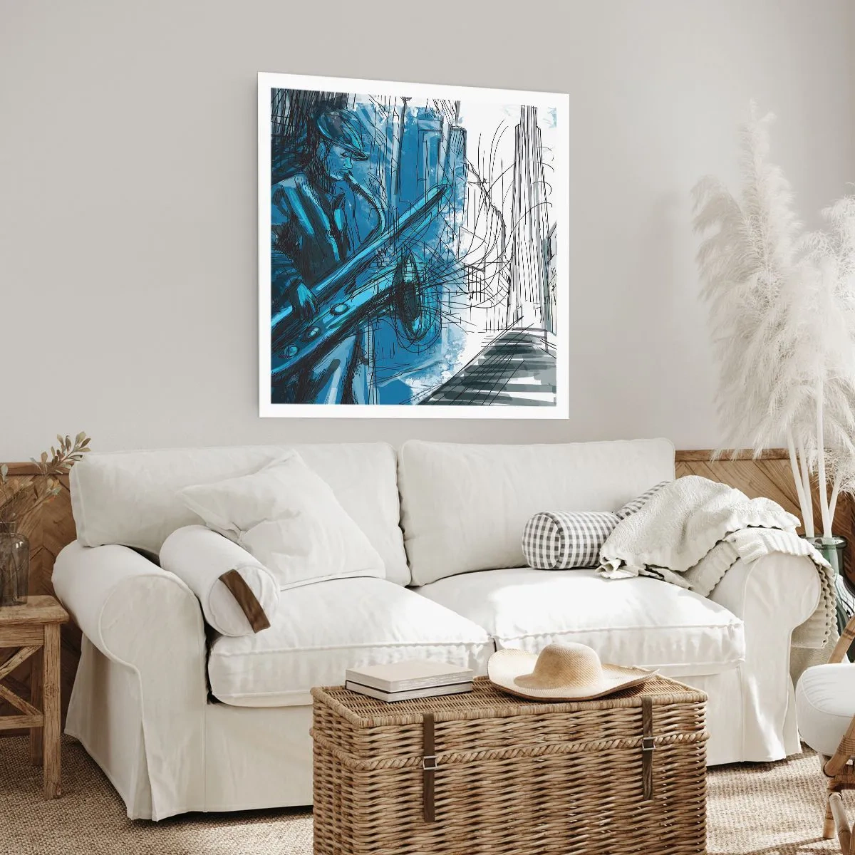Poster - City Rhapsody - 60x60 cm