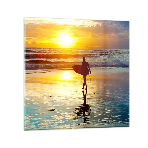Glass picture - Return of a Warrior - 30x30 cm
