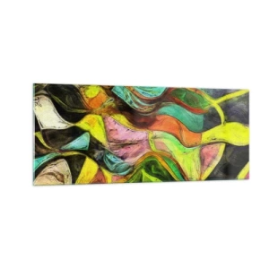 Glass picture - Movement Is Life - 100x40 cm