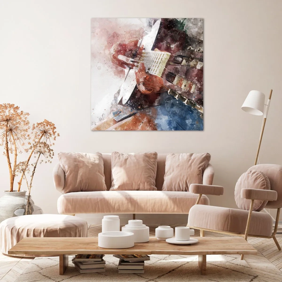 Canvas picture - And What do You Think? - 60x60 cm