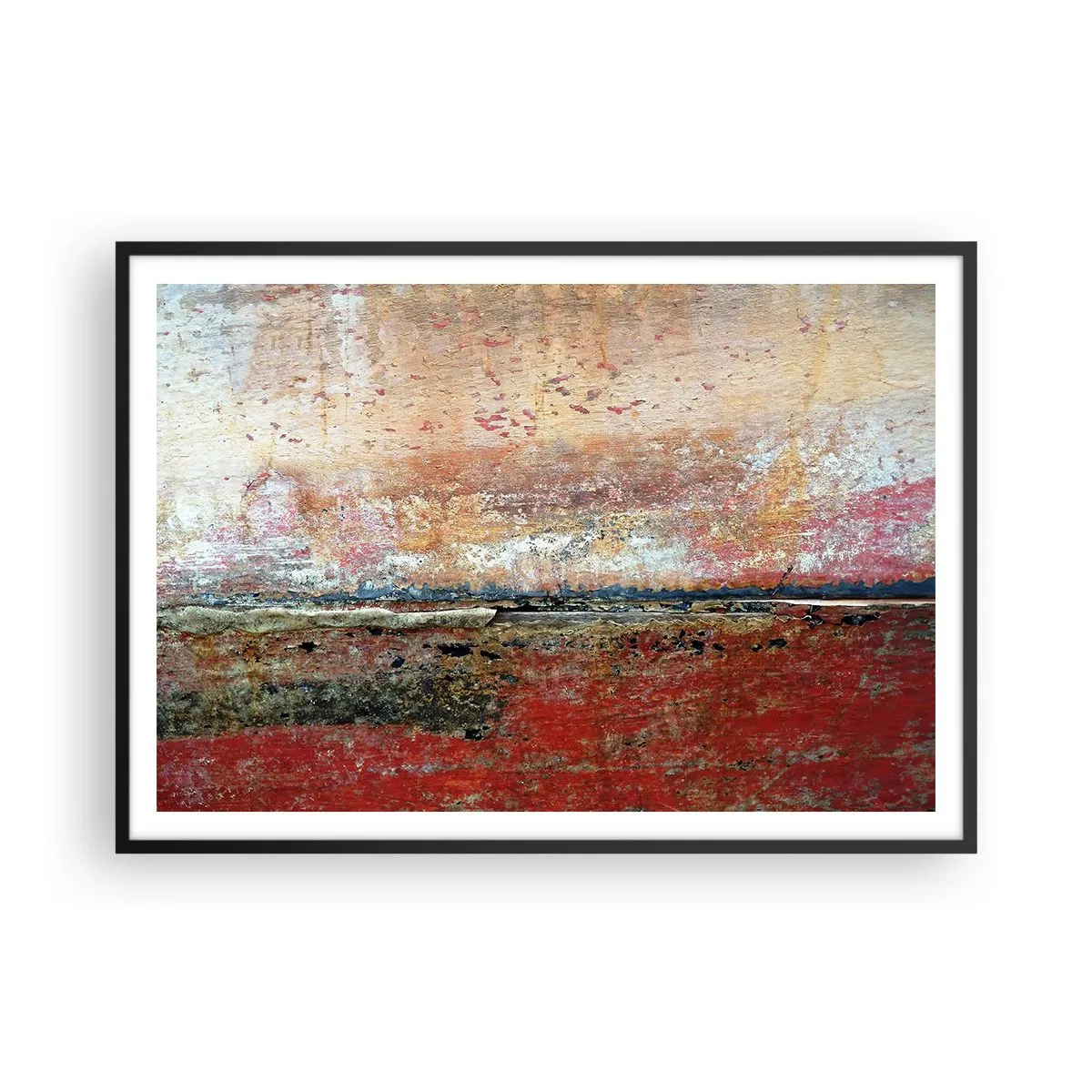 Poster in black frame - Might Be the Sea - 100x70 cm