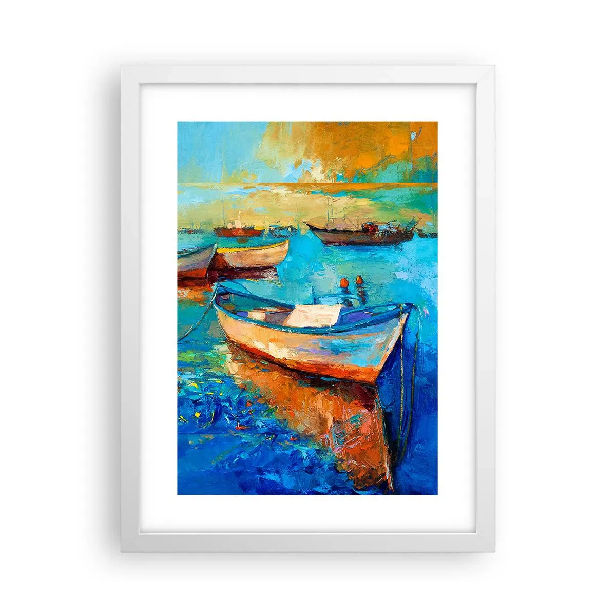 Poster in white frmae - In a Southern Bay - 30x40 cm