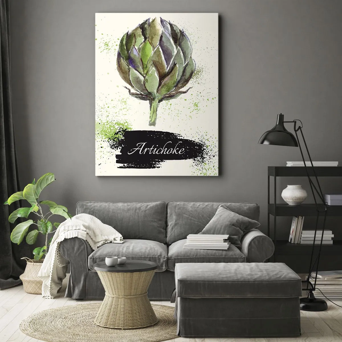 Canvas picture - Eviva Vegetables! - 45x80 cm