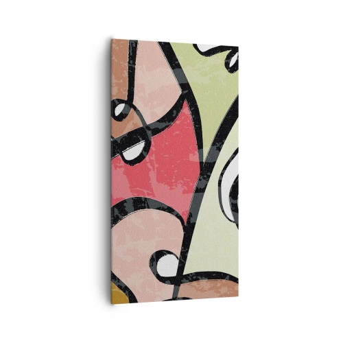 Canvas picture - Pirouettes Among Colours - 65x120 cm