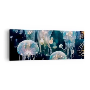 Canvas picture - Underwater Ball - 140x50 cm