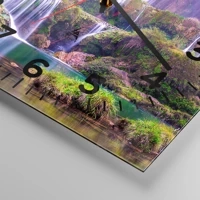 Clock face with numbers