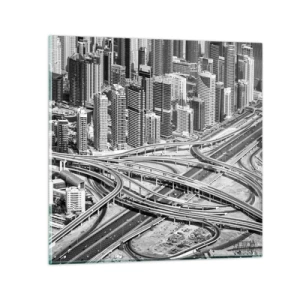 Glass picture - Dubai - Impossible City - 50x50 cm