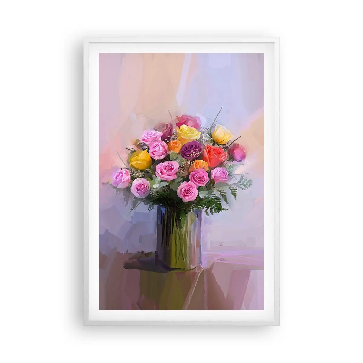 Poster in white frmae - Retained Beauty - 61x91 cm