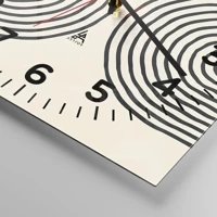 Clock face with numbers