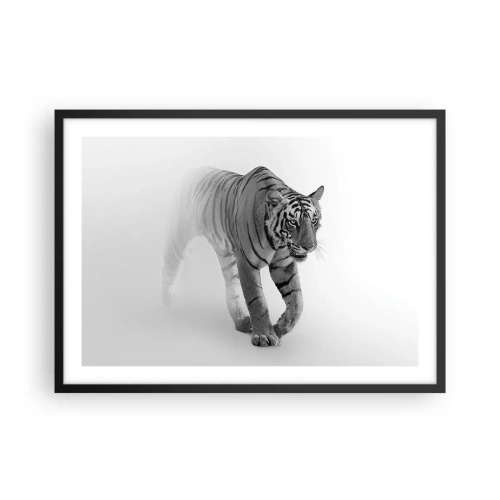 Poster in black frame - Crouching in Fog - 70x50 cm