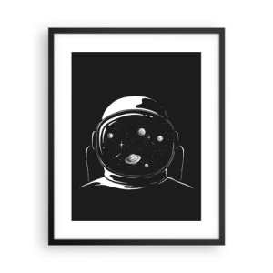 Poster in black frame - Quite a View - 40x50 cm