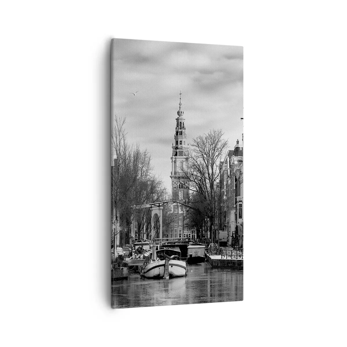 Canvas picture - Amsterdam Atmosphere - 55x100 cm