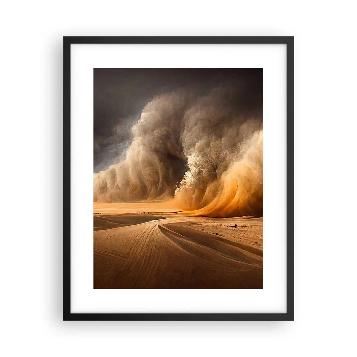 Poster in black frame - Rage of the Desert - 40x50 cm