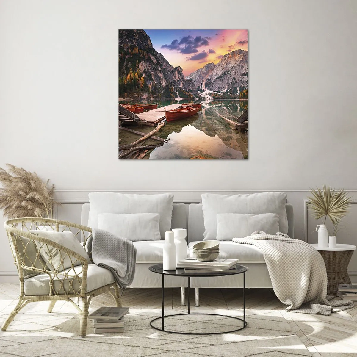 Glass picture - Promise of a Day - 40x40 cm