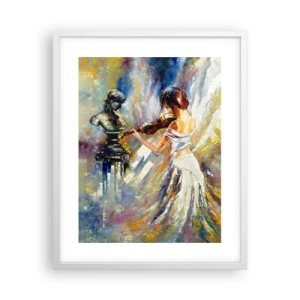 Poster in white frmae - Reviving with a Sentiment - 40x50 cm