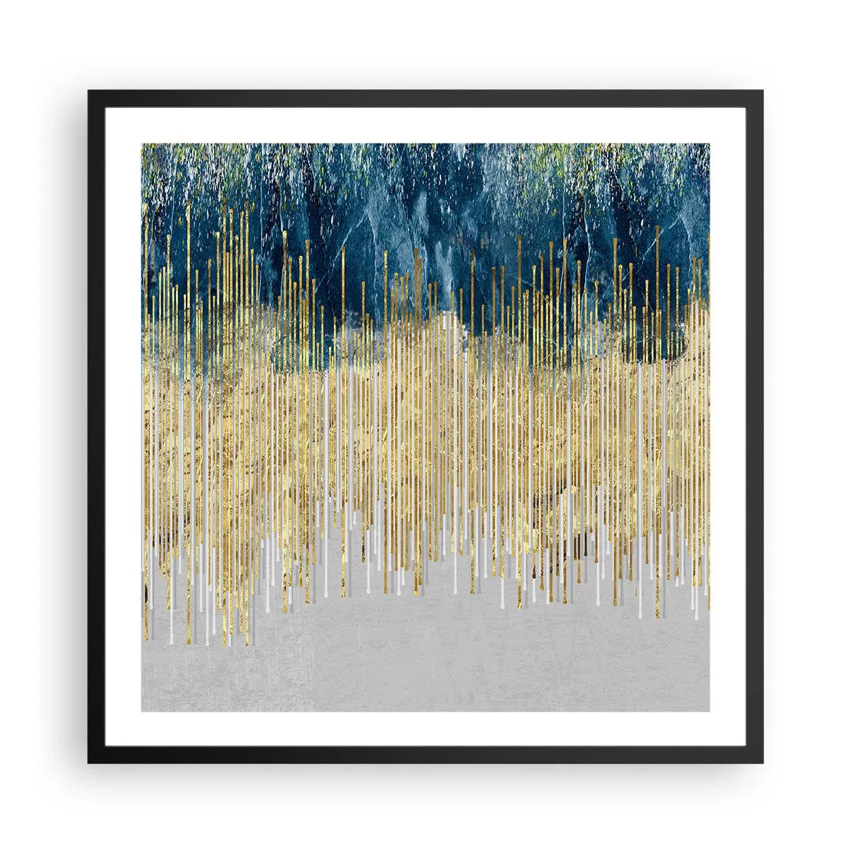 Poster in black frame - Glided Border - 60x60 cm