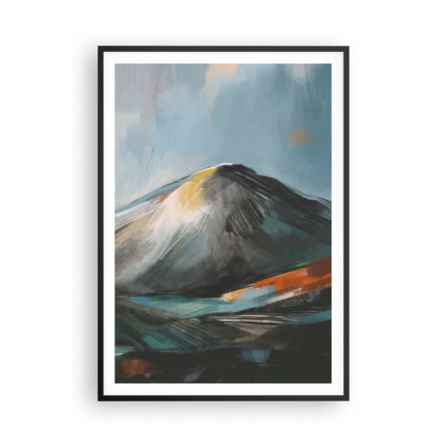 Poster in black frame - Raw and Beautiful - 70x100 cm