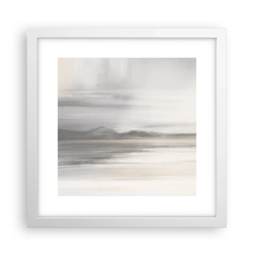 Poster in white frmae - Thoughtful Distance - 30x30 cm