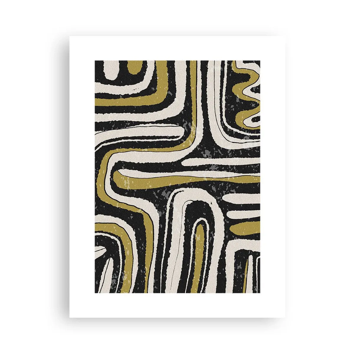 Poster - Compositions: Tracks and Alleys - 30x40 cm