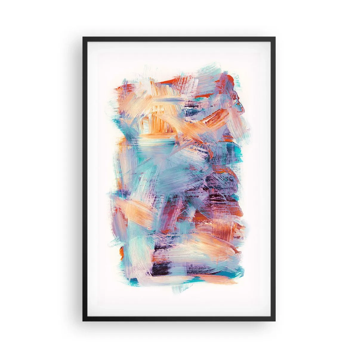 Poster in black frame - Colourful Mess - 61x91 cm