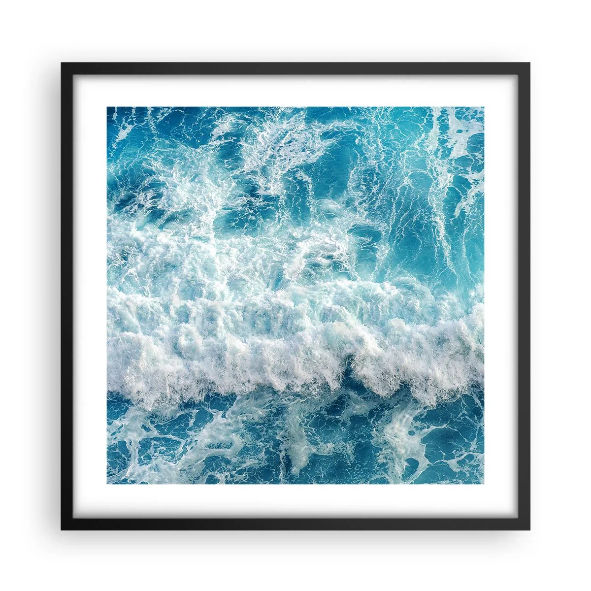 Poster in black frame - Jouful and Loud - 50x50 cm