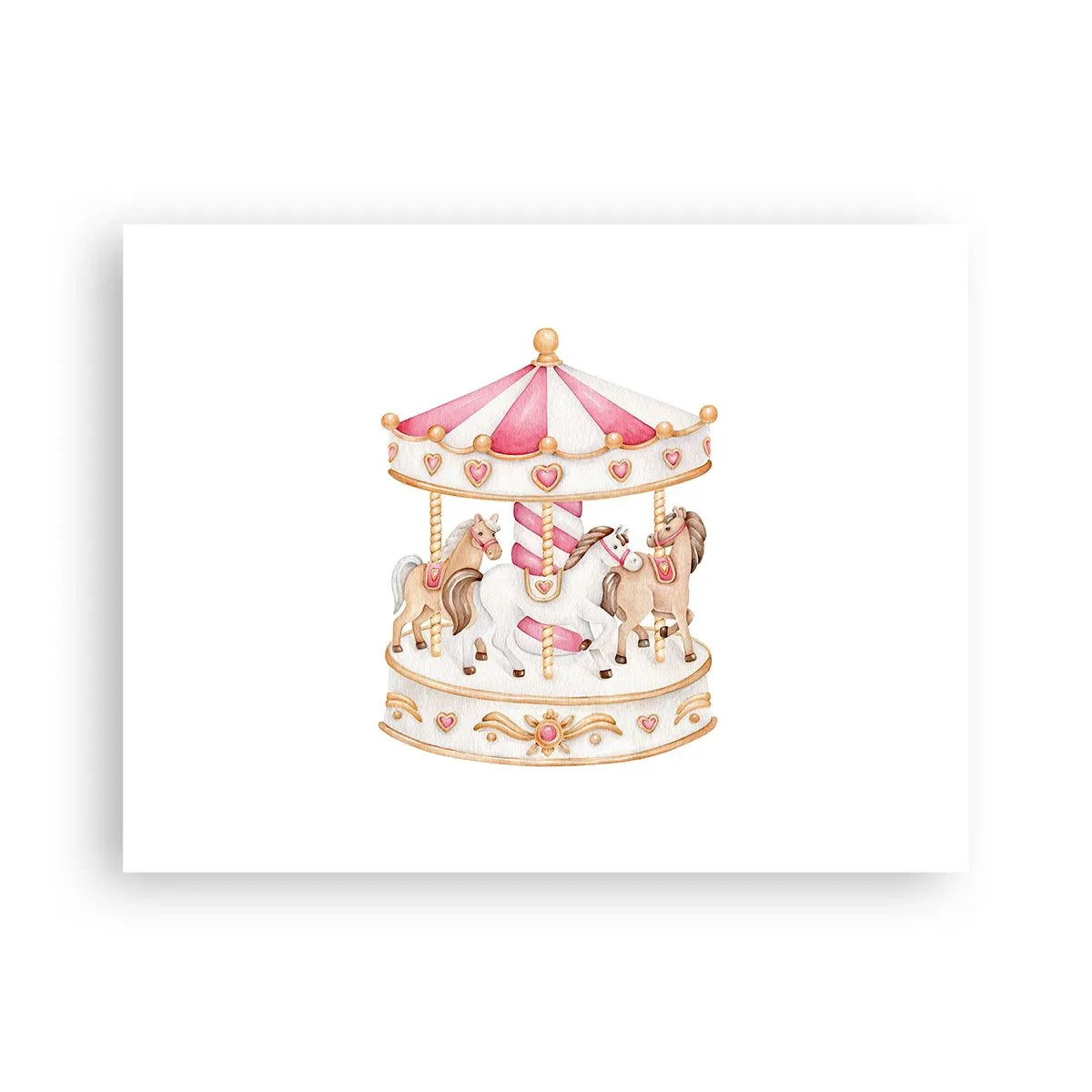 Poster - Sweet World of Childhood - 40x30 cm