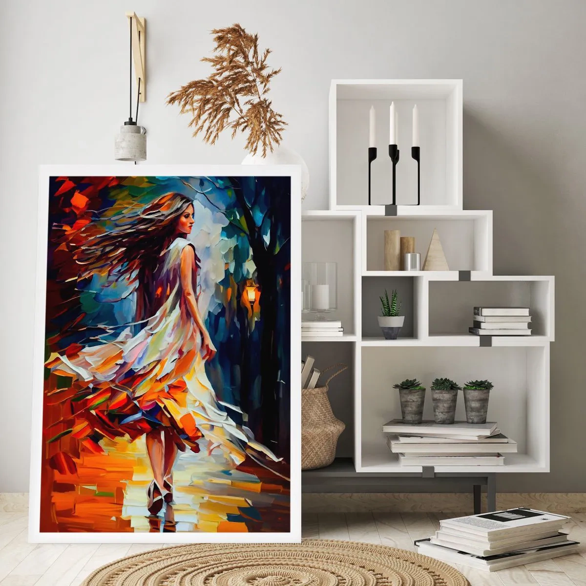 Poster - Autumn Girl - 50x70 cm