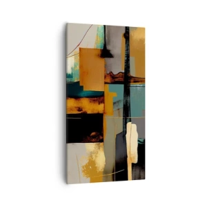 Canvas picture - Abstract - Light and Shadow - 55x100 cm