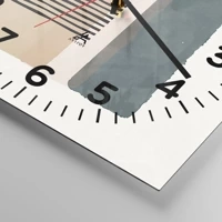 Clock face with numbers