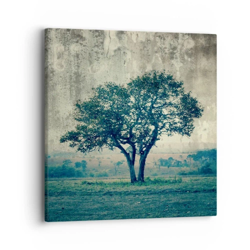 Canvas picture - Apple Tree in Blue? - 40x40 cm