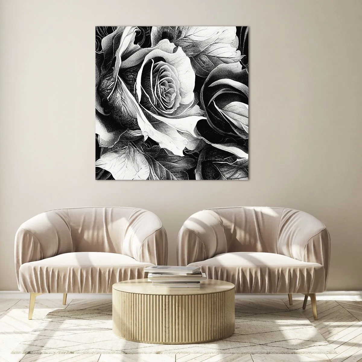 Glass picture - Always Queen - 40x40 cm