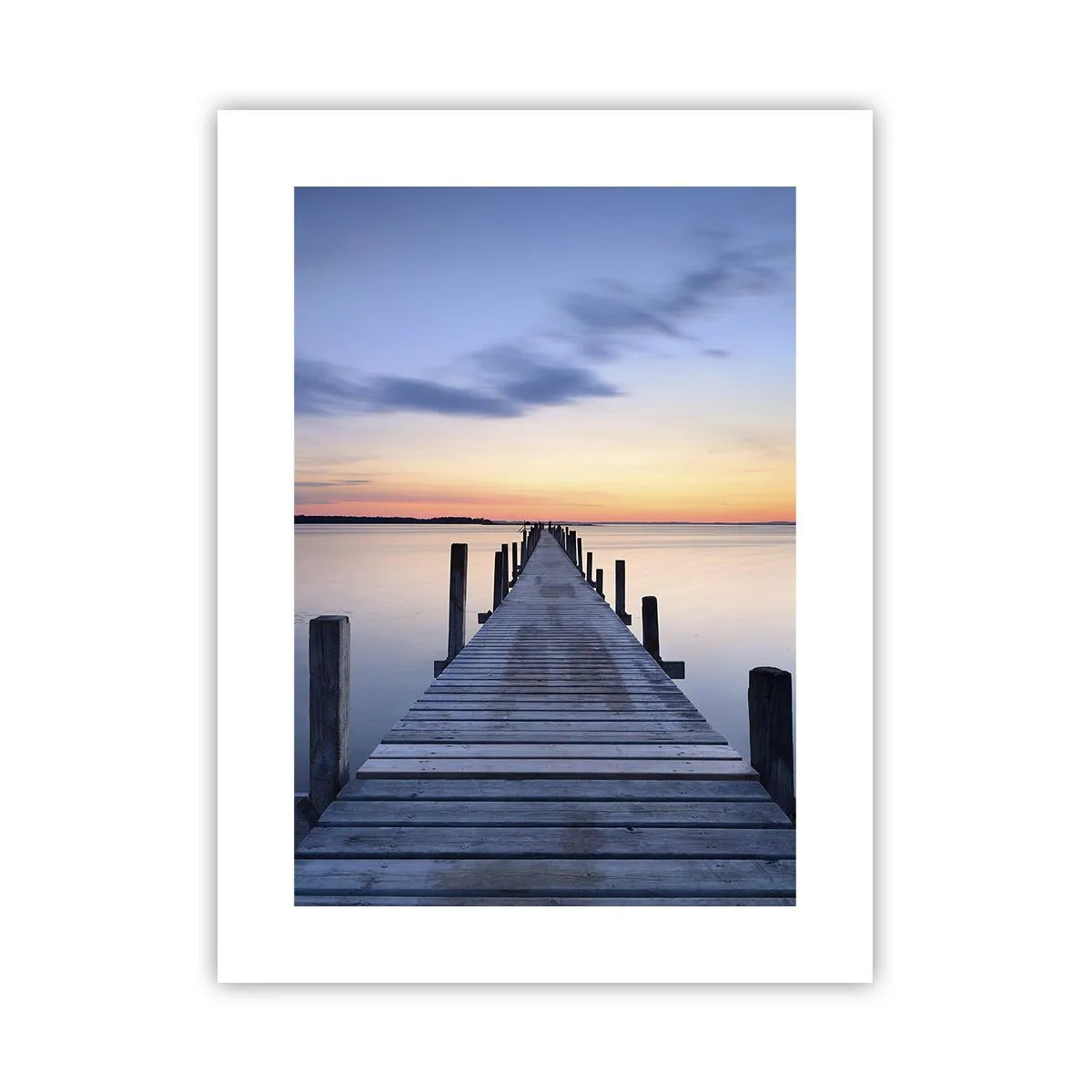 Poster - Calm of a Quiet Dusk - 30x40 cm