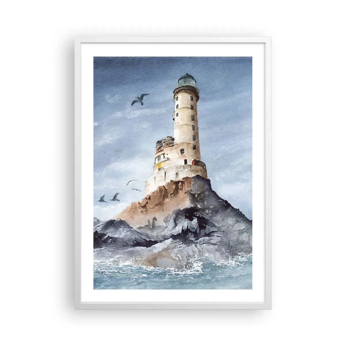 Poster in white frmae - Invincible - 50x70 cm