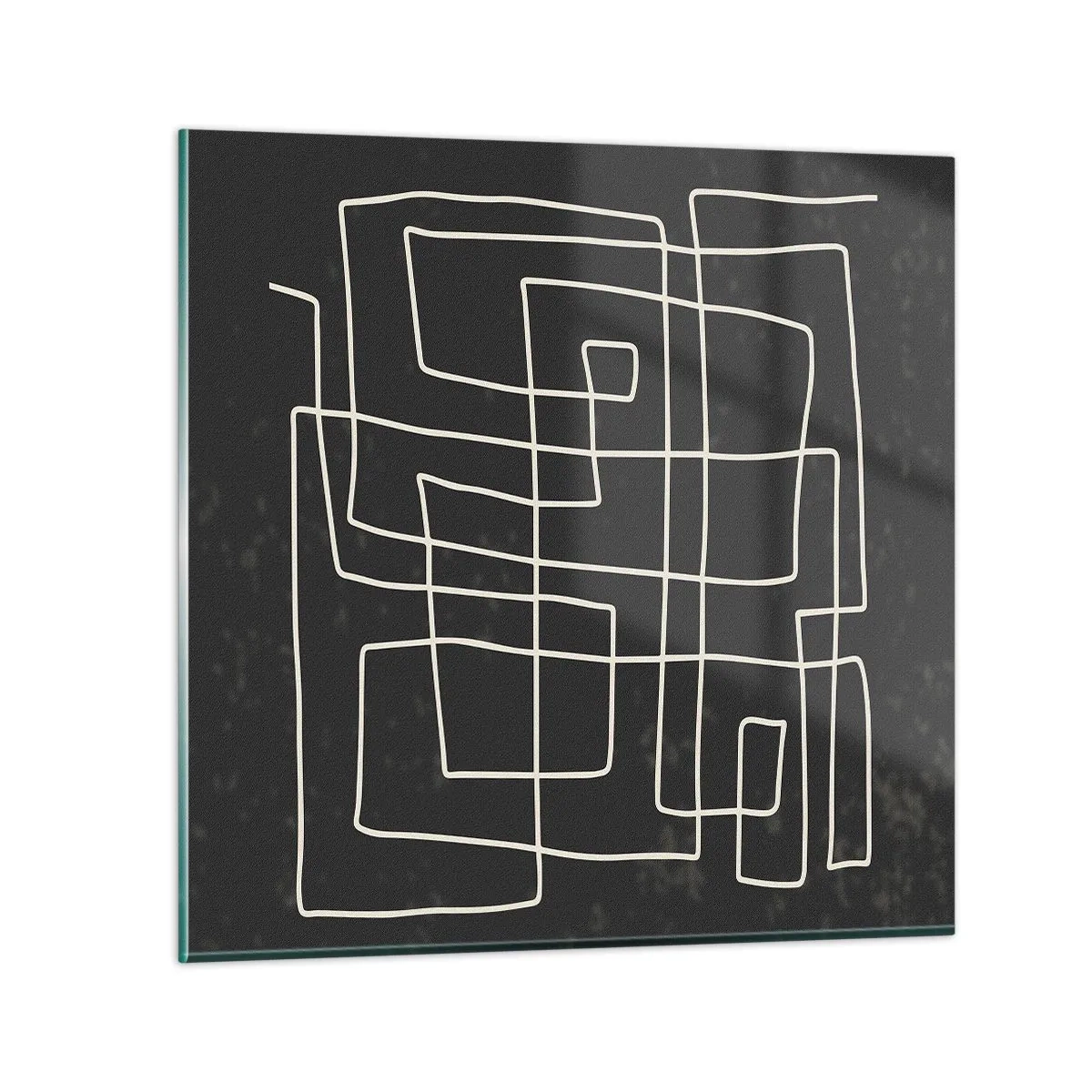Glass picture - Not Too Straight - 40x40 cm