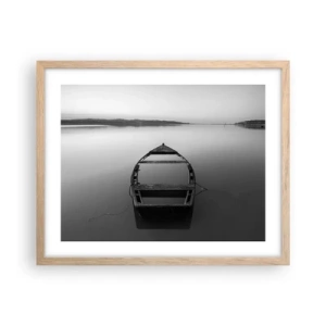 Poster in light oak frame - Longing and Melancholy - 50x40 cm