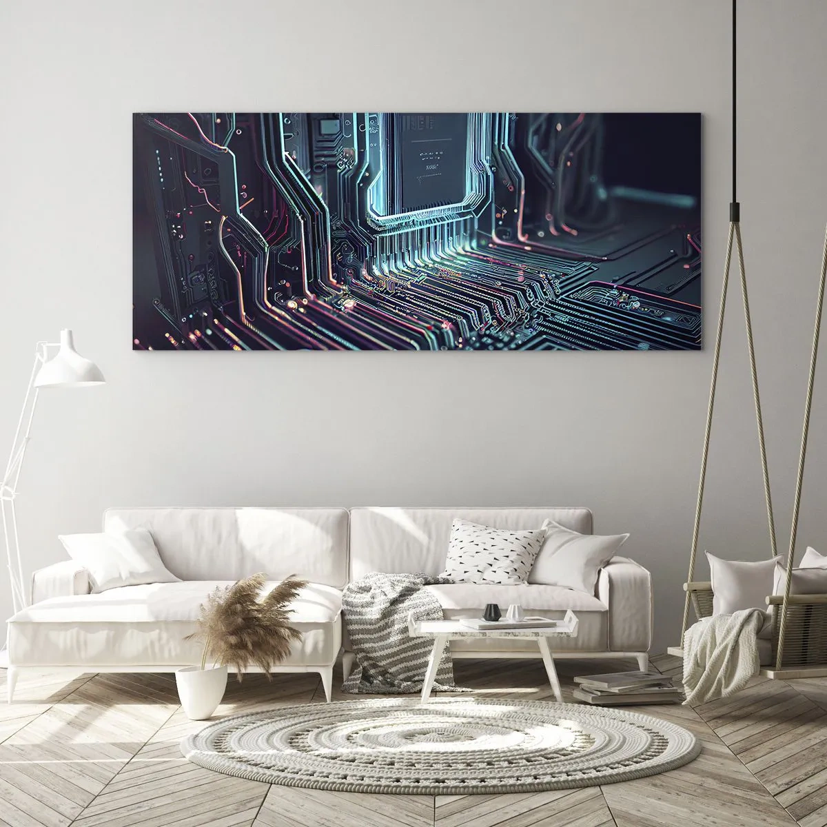 Glass picture - I Was Just Thinking… - 100x40 cm