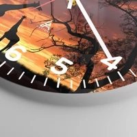Clock face with numbers