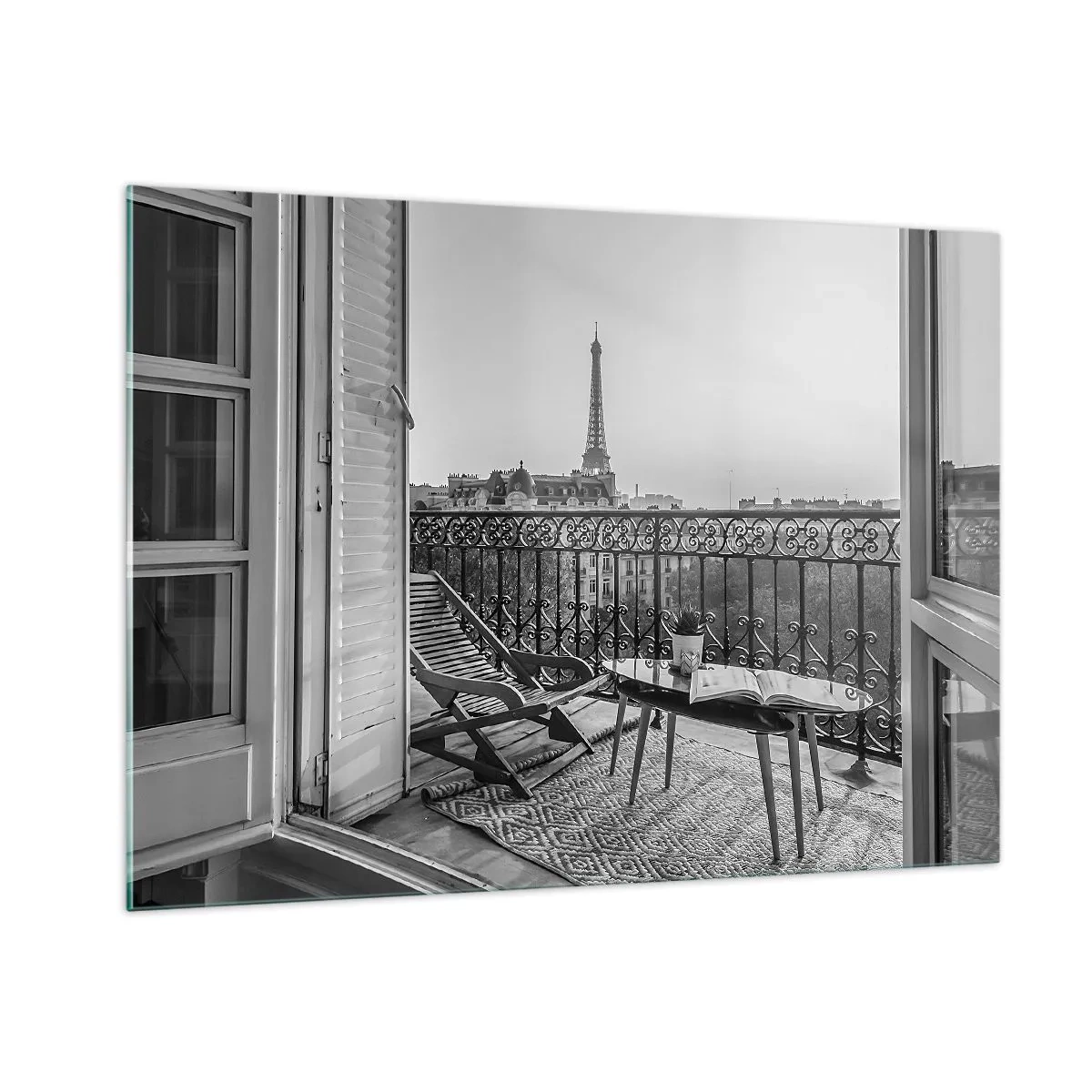 Glass picture - Parisian Afternoon - 100x70 cm