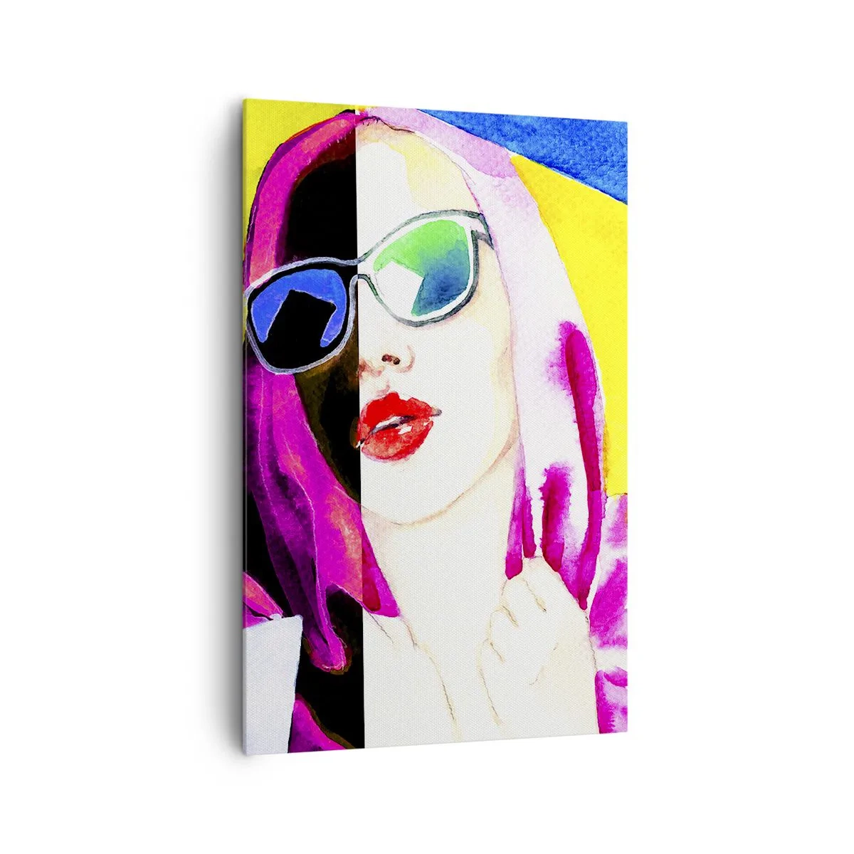 Canvas picture - I Am not White I Am not Black - 80x120 cm