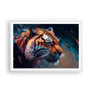 Poster in white frmae - Wild Beauty - 100x70 cm