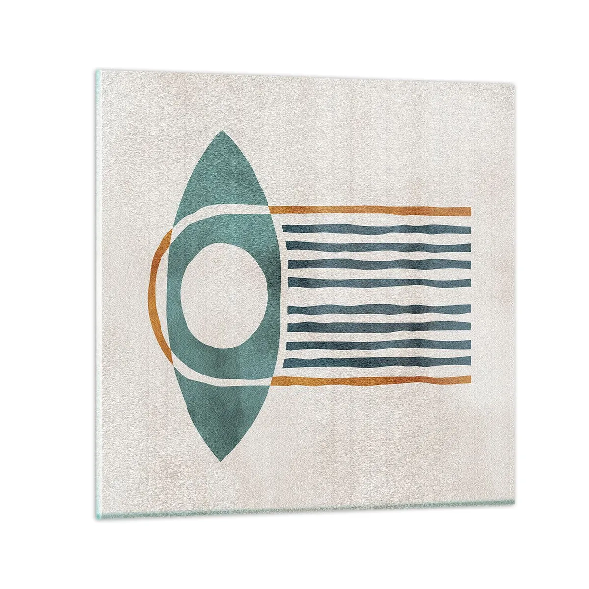 Glass picture - Signs and Rituals - 50x50 cm