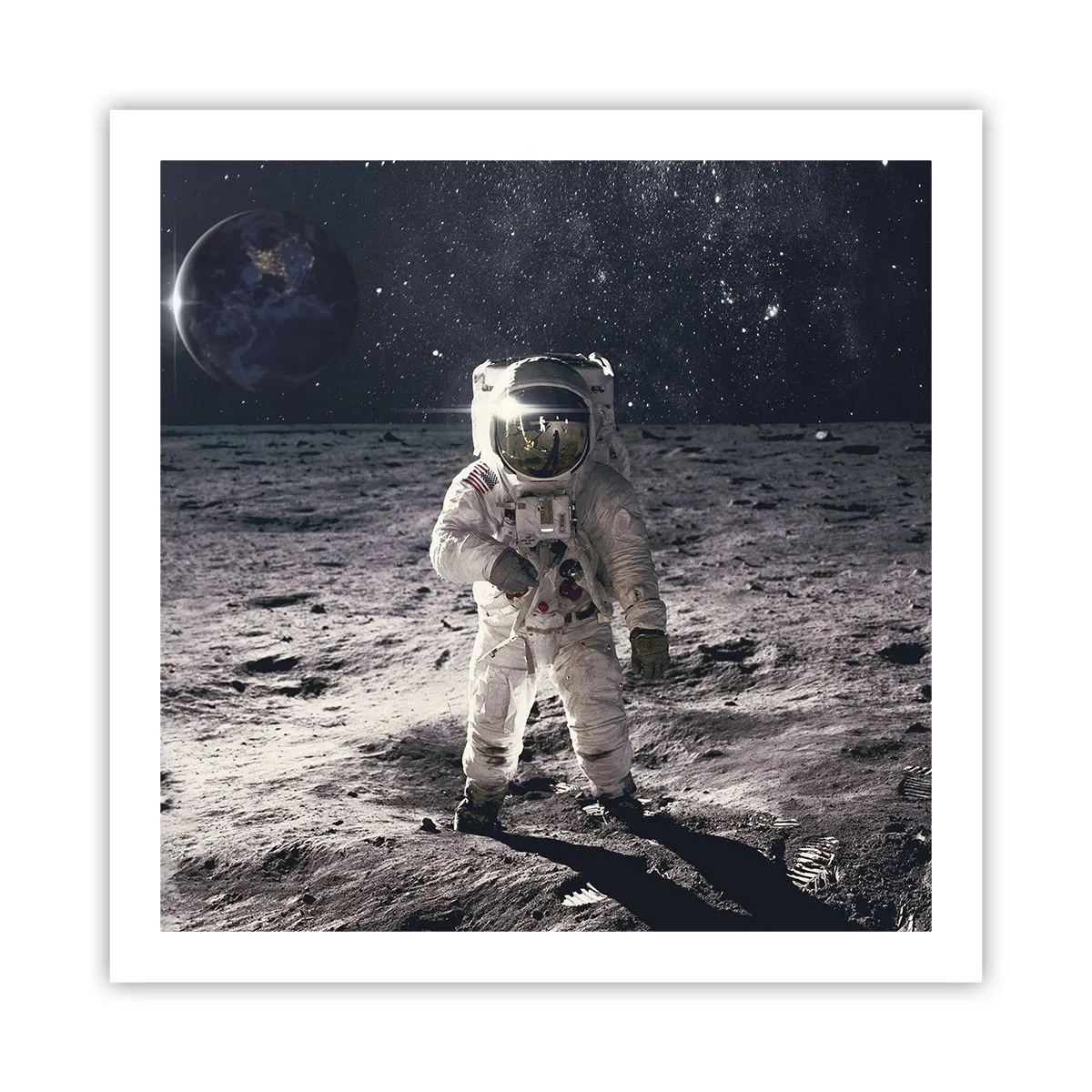 Poster - Greetings from the Moon - 60x60 cm