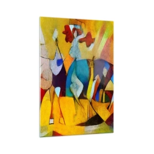 Glass picture - Sun -Life - Happiness - 70x100 cm