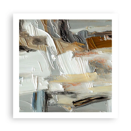 Poster - Layers of Colour - 60x60 cm