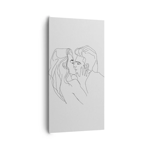Canvas picture - With the Same Line - 65x120 cm