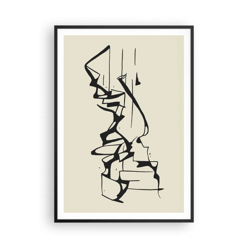 Poster in black frame - Maybe Landscape - 70x100 cm