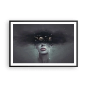 Poster in black frame - And Planets are Revolving… - 91x61 cm