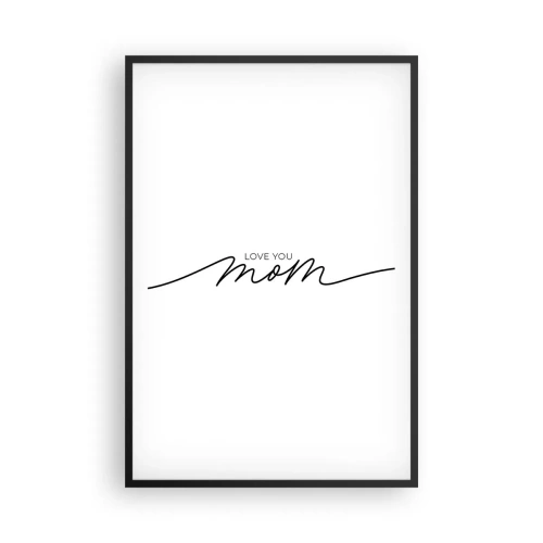 Poster in black frame - Great Emotion - 61x91 cm